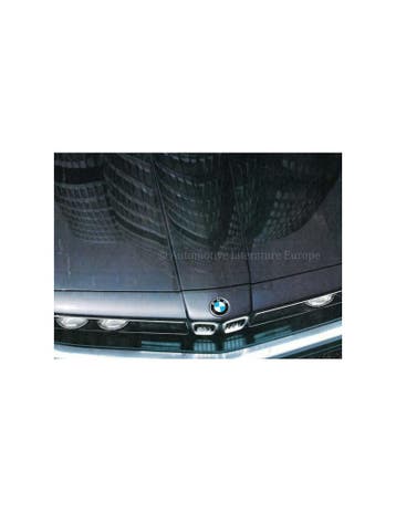 1982 BMW PROGRAMMA BROCHURE ENGELS, Boeken, Auto's | Folders en Tijdschriften, Nieuw, BMW, Author