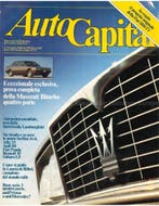 1984 AUTOCAPITAL MAGAZINE 01 ITALIAANS, Nieuw, Author
