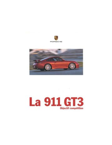 1999 PORSCHE 911 GT3 BROCHURE FRANS, Boeken, Nieuw, Porsche, Author