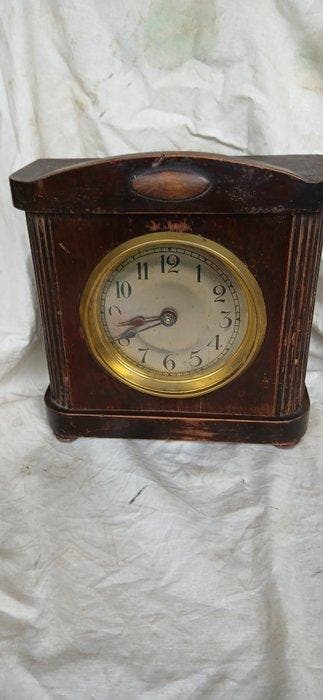 Klok - junghans - Hout - 1940-1950 - Junghans tafelklok, Antiek en Kunst