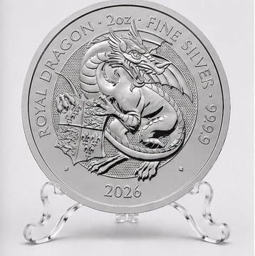 Verenigd Koninkrijk. 5 Pound 2026 – The Royal Tudor Beasts: