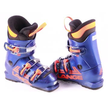 30 30,5 kinder skischoenen LANGE RSJ 50 2024, dark blue/oran, Verzenden, Gebruikt