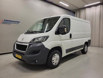 Peugeot Boxer 2.0BlueHDI 111pk Euro 6!, Gebruikt, Euro 6, Wit, Onderhoudsboekje