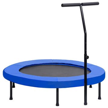 vidaXL Fitnesstrampoline met handgreep en veiligheidsmat 122, Kinderen en Baby's, Speelgoed | Buiten | Trampolines, Verzenden