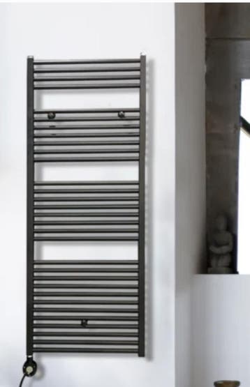 Elektrische handdoekradiator Instamat, Robina, zwart, Nieuw