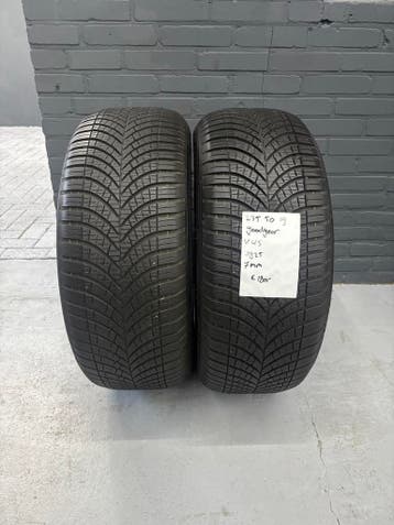 235/50/19 GOODYEAR VECTOR4SEASON 7MM 2 STUKS €180,- (3925), Auto-onderdelen, Gebruikt, 235 mm, All Season, Band(en)