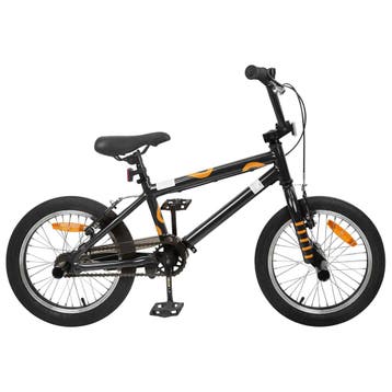 vidaXL BMX Fiets 16 Inch voor 5-8 jaar oud Zwart, Fietsen en Brommers, Fietsen | Racefietsen, Verzenden, Nieuw