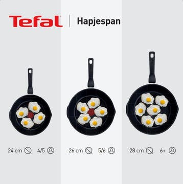 Tefal Renew ON - Hapjespan zonder deksel - Ø24 cm - Met, Huis en Inrichting, Keuken | Potten en Pannen, Verzenden, Nieuw