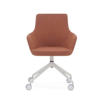 Hendrix Mini vergaderstoel | Verrijdbaar, Nieuw in verpakking