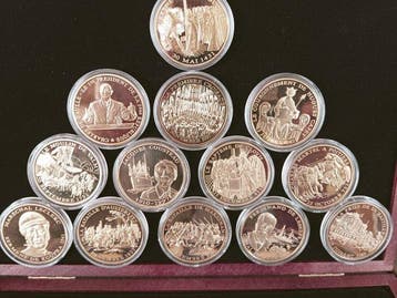 Frankrijk. 13 Pièces Médailles collection Histoire de