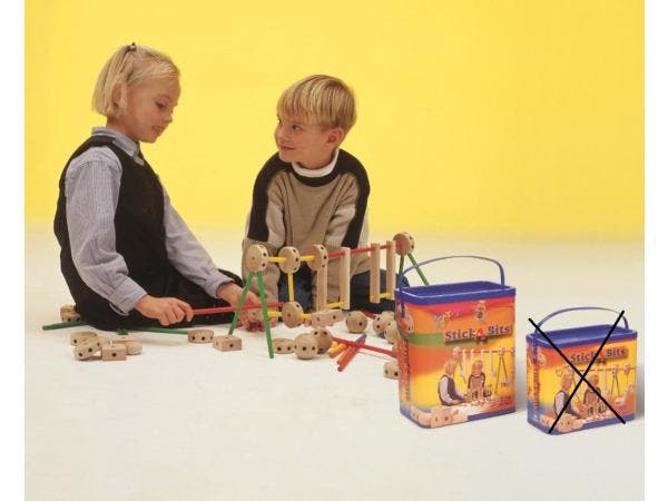 Veiling - Joy - Toy Bouwspel - Stick a Bits 120 stuk, Kinderen en Baby's, Speelgoed | Bouwstenen