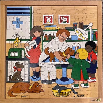 Rolf Puzzel Bij de dierenarts (64 stukjes), Boeken, Verzenden, Nieuw