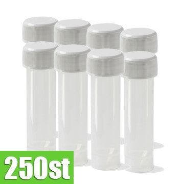 Lege buisjes met schroefdop 5 ml - 250 st, Ophalen of Verzenden, Nieuw