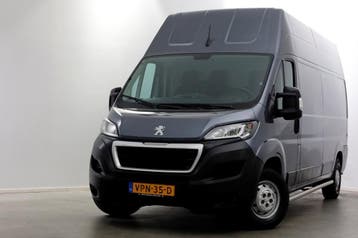 Peugeot Boxer 335 2.2 BlueHDi 140pk L3H3 Premium Airco/Camer, Gebruikt, Euro 6, Dealer onderhouden, Zilver of Grijs