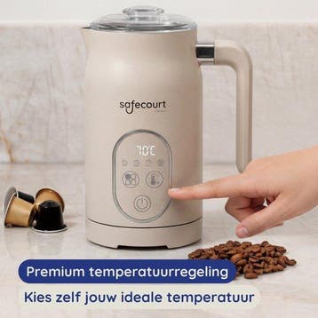 2dekans | Safecourt Kitchen Melkopschuimer - Elektrisch -, Ophalen of Verzenden, Zo goed als nieuw