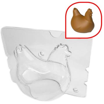 FriFri Chocolade Holvorm Kip 9cm, Verzenden, Nieuw