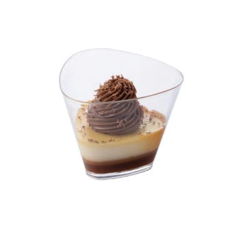 Martellato Lepelgebak cups Triangel (175 ml) / 100 stuks, Verzenden, Nieuw
