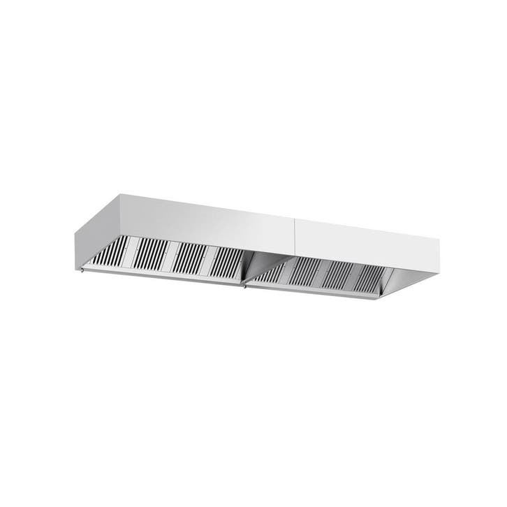 GGM Gastro | Afzuigkap doosmodel - 4400mm - met |, Witgoed en Apparatuur, Afzuigkappen, Inbouw, Motor, Nieuw, Onderbouw afzuigkap