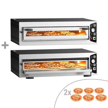 GGM Gastro | (2 stuks) Elektrische pizzaoven Compact - |, Verzenden, Nieuw, GGM Gastro
