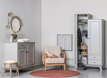 WOOOD Mark Fauteuil - Geweven Stof/Rubberhout, Verzenden, Nieuw