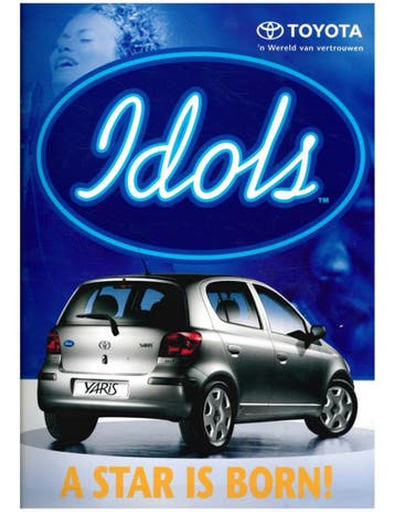 2002 TOYOTA YARIS IDOLS BROCHURE NEDERLANDS, Nieuw, Toyota, Author