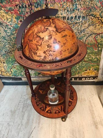 Globe bar - Hout - Large Globe Bar 90x47 cm