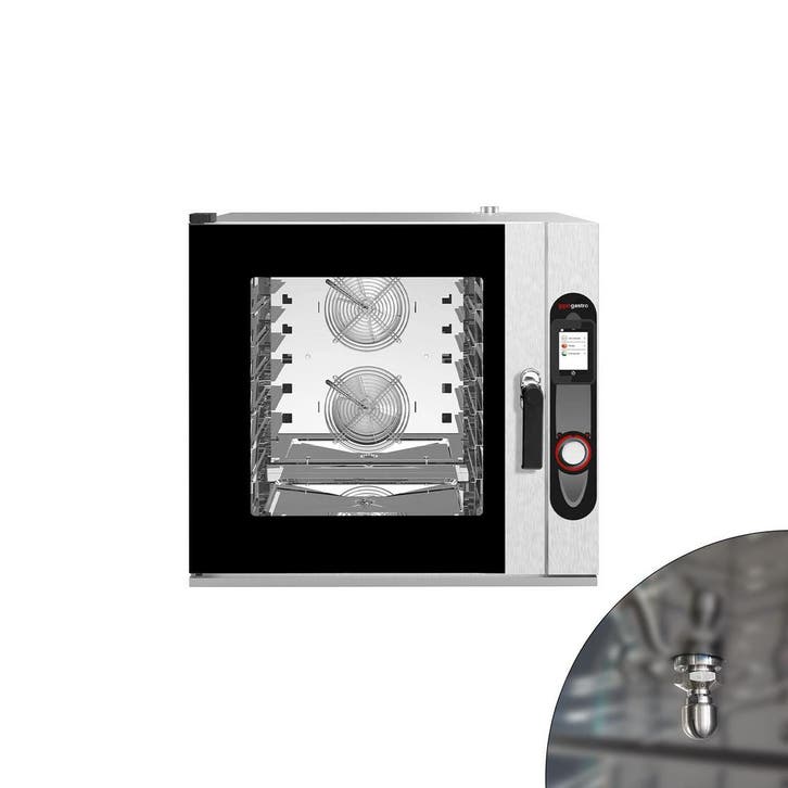 GGM Gastro | Elektrisch-Combisteamer - Touch - touchscreen -, Witgoed en Apparatuur, Ovens, Inbouw, Verzenden