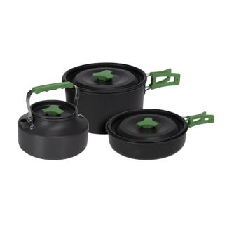 Camping pannenset | Redcliffs | 3-delig, Caravans en Kamperen, Verzenden, Nieuw