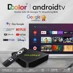 Android 12 mediaspeler 4K Netflix & Google gecert. smart tv, Audio, Tv en Foto, Mediaspelers, Verzenden, Nieuw