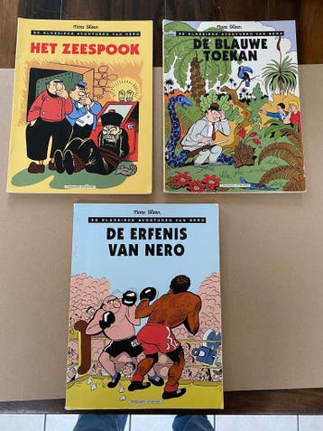 Marc Sleen - Klassieke Avonturen van Nero - 3 Albums, Meerdere stripboeken, Ophalen of Verzenden, Gelezen