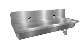 Wastrog | RVS | Incl. kranen | 6 formaten HorecaTraders, Verzenden, Nieuw in verpakking