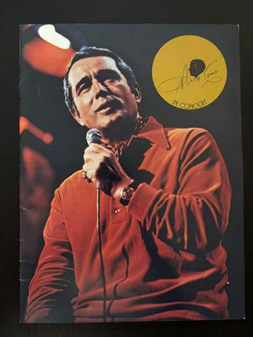 Perry Como - tourprogramma (jaren 80), Ophalen of Verzenden, Nieuw
