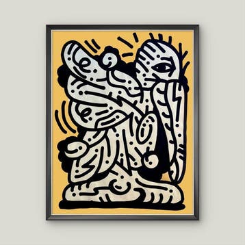 Nuno Barbedo (1983) - Mad seagull (Original Painting)