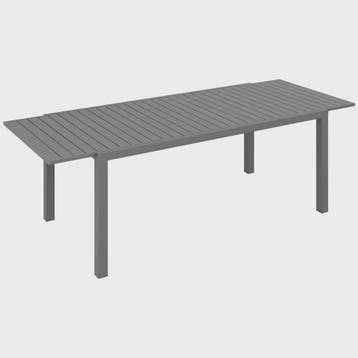 Uitschuifbare Tuintafel Aluminium Frame - Grijs - 180/240x94, Verzenden, Nieuw