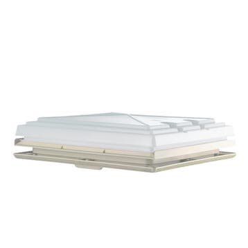 MPK Dakluik 40x40cm Wit Kader+Vliegenhor, Caravans en Kamperen, Camper-accessoires, Ophalen of Verzenden, Nieuw