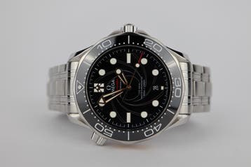 Horloge Omega Seamaster 300M James Bond 06/2020, Staal, Staal, Polshorloge, Ophalen of Verzenden