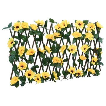 Tuinscherm Kunstplant - Geel | Tweedekansje | OP=OP, 150 tot 200 cm, Ophalen of Verzenden, Zo goed als nieuw, Minder dan 100 cm