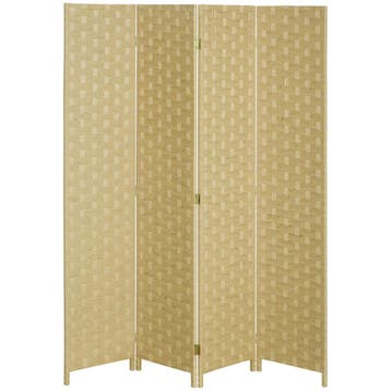 Paravent 4-delig 159,5x169,5cm Kamerscherm Gemaakt Van Golfv, Verzenden, Nieuw