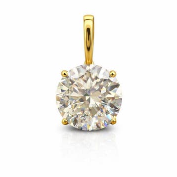 Zonder minimumprijs - Hanger - 14 karaat Geel goud - 2.04ct., Sieraden, Tassen en Uiterlijk, Antieke sieraden