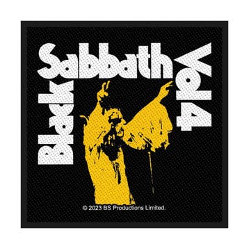 Black Sabbath - Vol 4 - Patch officiële merchandise, Ophalen of Verzenden, Nieuw, Kleding