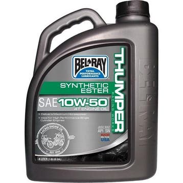Bel-Ray Thumper Racing Works Synthetic 10W50 4L, Verzenden