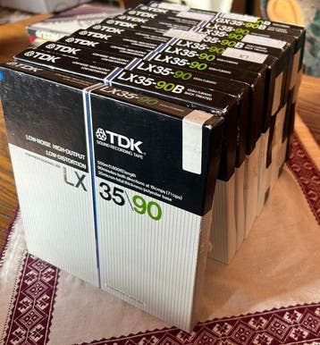 Maxell, Realistic, TDK - 35-90B - Realistic 2400 - LX35-90 -, Nieuw