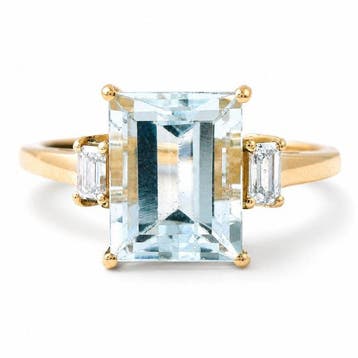 Zonder minimumprijs - Ring - 14 karaat Geel goud - 3.10ct., Nieuw