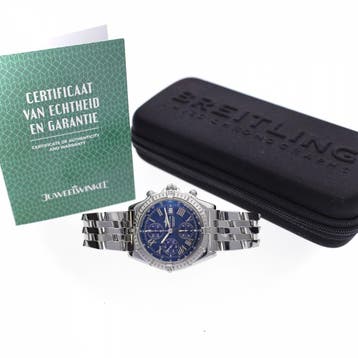 Breitling Crosswind Chronograph A13355; Automatisch Heren..., Ophalen of Verzenden, Gebruikt, Staal, Overige merken