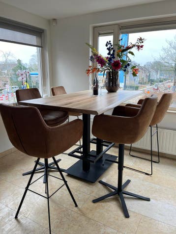 Bartafel en Krukken MET HOGE KORTING, Huis en Inrichting, Nieuw, Ophalen of Verzenden, Voor als je alleen het mooiste wilt , 75 cm of meer