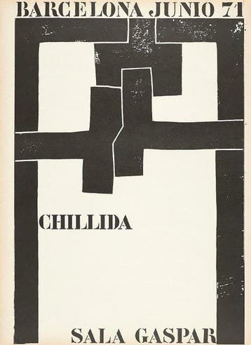 Eduardo Chillida, after - Chillida Sala Gaspar ** ORIGINAL