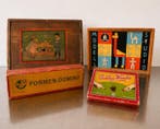 Rare Mid-Century Wooden Educational Toys (4) – Complete &