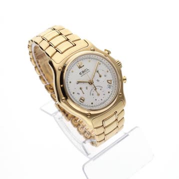 Ebel 1911 Le Modulor Chronograph E8137241; 18k. Gouden he..., Overige merken, Overige materialen, Ophalen of Verzenden, Zo goed als nieuw