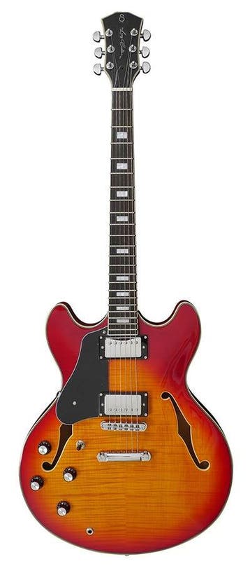 Sire H7L/CS elektrische archtop gitaar linkshandige cherry s, Verzenden, Nieuw