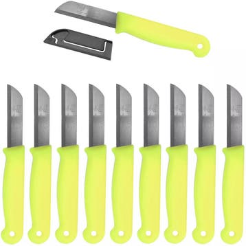 Solingen Schilmesje – RVS – Glad – 16 cm met Blade Cov, Ophalen of Verzenden, Nieuw, Rvs of Chroom
